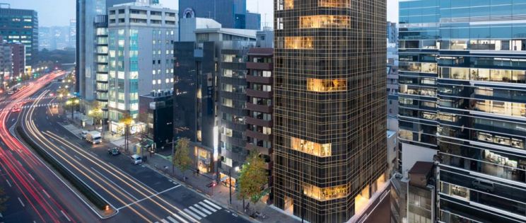 Torre de oficinas en Tokio. Arquitectura verde de Nendo