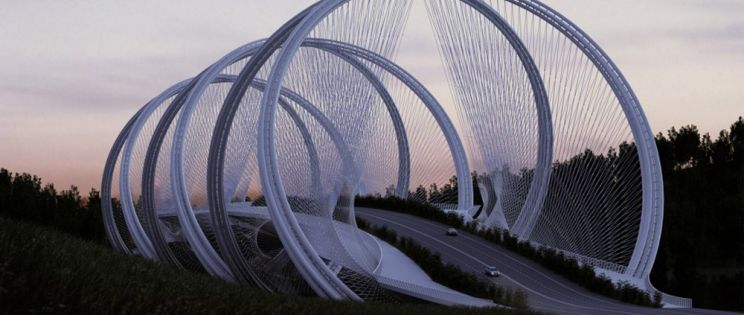 Puente San Shan en Pekín, JJOO de invierno 2022. Penda Architects