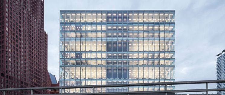 Edificio gubernamental sostenible. Proyecto Rijnstraat 8 de OMA Architects