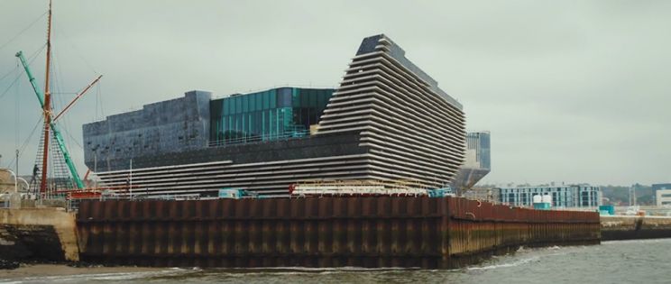 Museo de Diseño V&A Dundee. Arquitecto Kengo Kuma