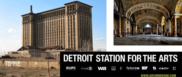 Resultados del Concurso ‘Detroit Station For The Arts’.
