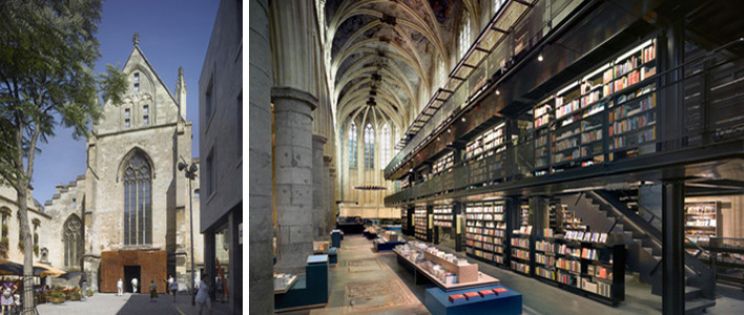 De Iglesia a Librería: librería Selexyz Dominicanen, Maastricht.
