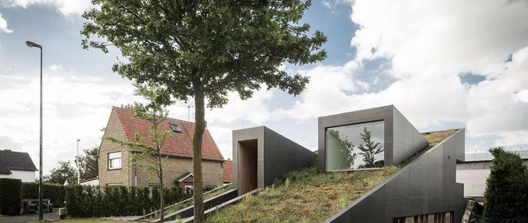 La casa por el tejado. Casa PIBO en Bélgica, por OYO Architects