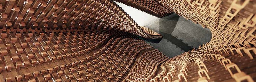 Ceramic Constellation Pavilion. Las posibilidades plásticas de los ladrillos impresos en 3D en el diseño arquitectónico.