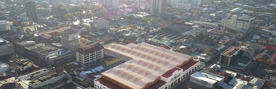 Madera para  rehabilitación del  mercado Municipal de la ciudad de Temuco en Chile  
