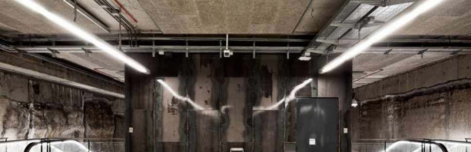 3 estaciones en la L9 del metro de Barcelona. Garcés De Seta Bonet Arquitectes.