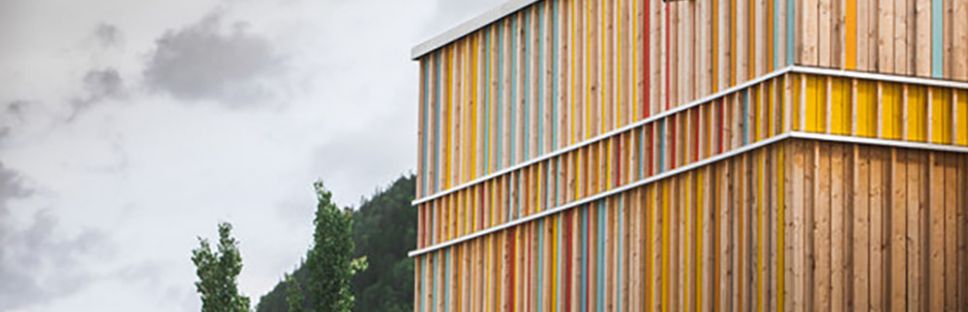 Arquitectura de madera: ampliación de la escuela Evjen, Noruega. PIR II. Arquitectura de madera: ampliación de la escuela Evjen, Noruega. PIR II.