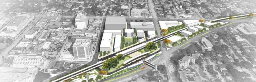 Rehabilitación bajo el metro de Miami.  &quot;The Underline&quot;, un parque lineal de 16 kilómetros que  trasformará la zona.