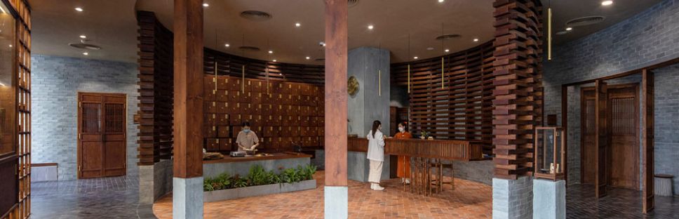 Arquitectura vietnamita tradicional. Clínica Phong Kham Yhct Arquitectura vietnamita tradicional. Clínica Phong Kham Yhct