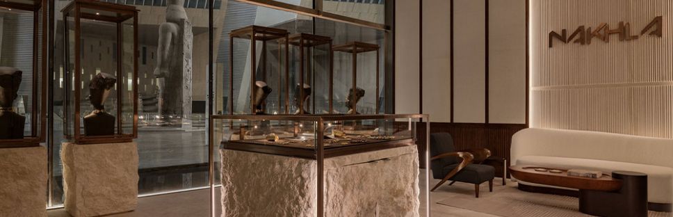 Joyería Nakhla en el Gran Museo Egipcio. Yasmina Makram