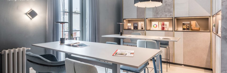 Sonae Arauco colabora en el nuevo showroom Docontract MAD: arquitectura contract con el mejor diseño Sonae Arauco colabora en el nuevo showroom Docontract MAD: arquitectura contract con el mejor diseño