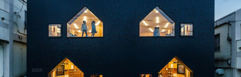 Guardería MK-S en Yokohama.  Arquitectura infantil de Hibinosekkei + Youji no Shiro