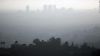 Niebla tóxica sobre la ciudad de Los Ángeles, Estados Unidos.  Fotografía: CNN.com